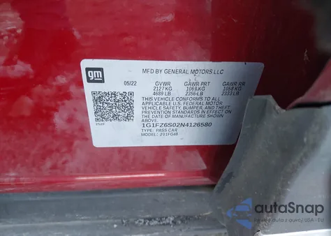 2022 Chevrolet Bolt Euv Fwd Premier from USA, damaged, VIN 1G1FZ6S02N4126580